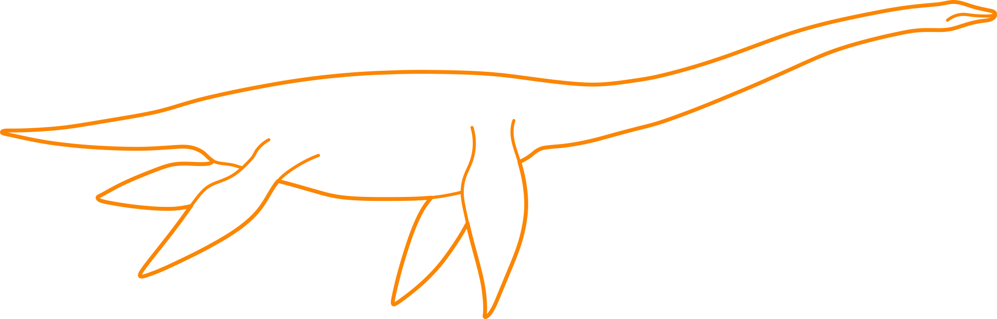 Animals Dinosaurs Plesiosaurus Sketch Drawing Svg Free Vectors